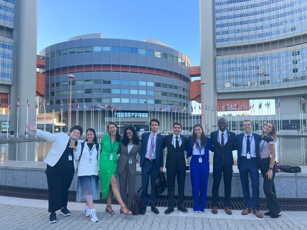 UNODA’s Leaders to the Future arrive at the United Nations in Vienna, Austria to engage with UN Offices, UN Member States, civil society organizations, and other stakeholders. 