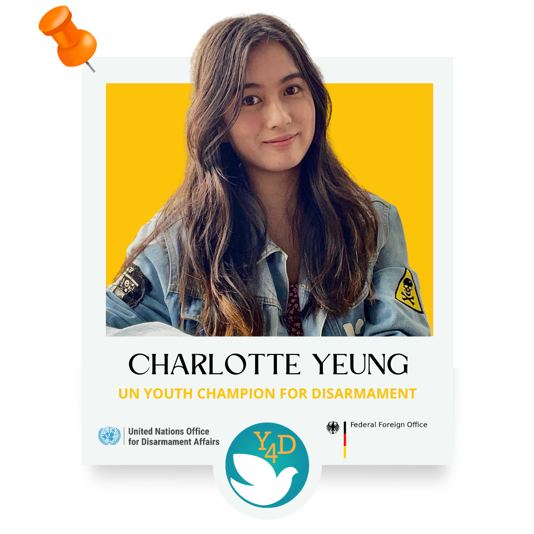 Profile photo of Charlotte Yeung, UN Youth Champion for Disarmament