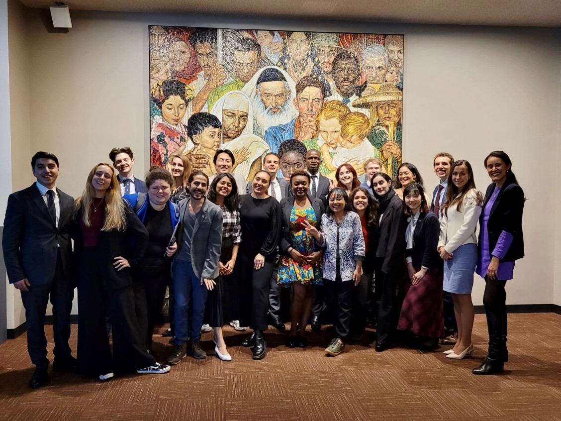 With generous financial support from the Government of Korea, the #Leaders4Tomorrow travelled to the United Nations Headquarters to share their ideas and explore the theme of ‘Disarmament Education as a solution to peace’ as part of a four-day study visit. Photo credit: Sangmin Lee.