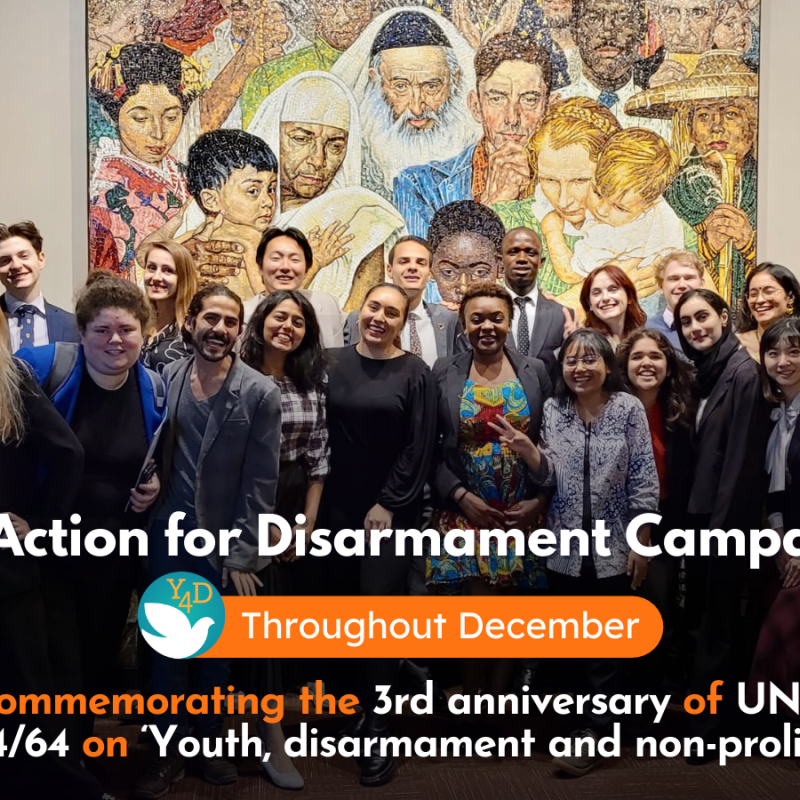 #YouthInAction for Disarmament Campaign 2022