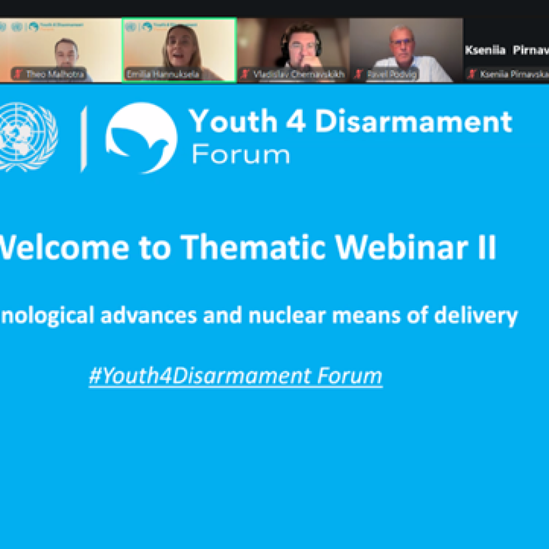 Welcome to the thematic webinar