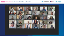 Participants of the Youth Forum on Disarmament and Non-Proliferation developed recommendations to advance the disarmament agenda within 3 Working Groups, exploring the relationship between disarmament and (i) Sustainable Development Goals, (ii) New and Emerging Technologies, and (iii) gender.