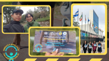 275 young people took part in the #StepUp4Disarmament Youth Campaign on 29 August 2022 to commemorate the International Day against Nuclear Tests. Participants included members of the Permanent Mission of El Salvador to the United Nations (Right photo).