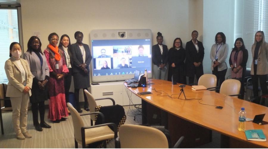 Three of the UN Youth Champions for Disarmament gathered with Women in Cyber (WIC) Fellows to exchange perspectives on new and emerging technologies during a hybrid session.