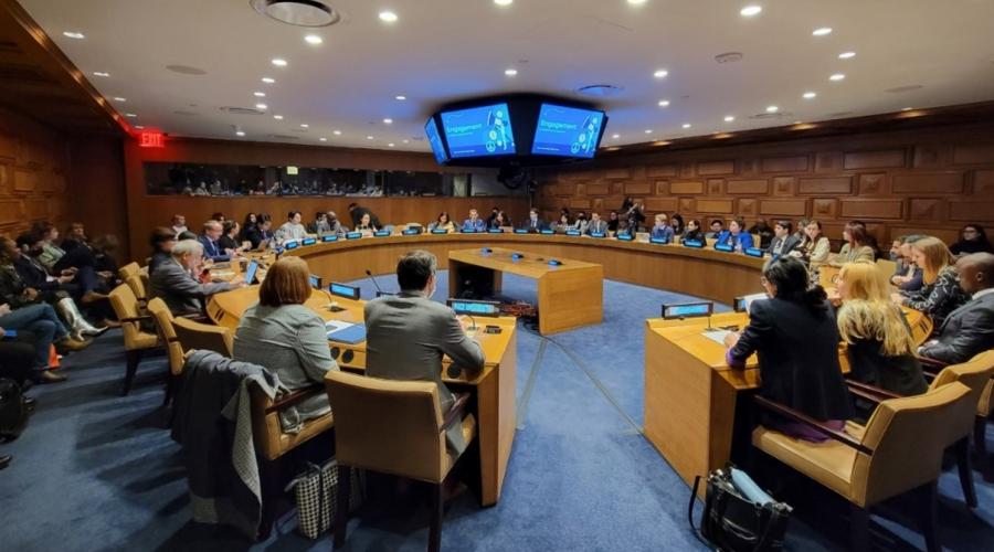 The #Leaders4Tomorrow presented twenty-three projects to engage youth on topics related to disarmament, non-proliferation, and arms control (D.N.A.) in a side event of the United Nations General Assembly. 