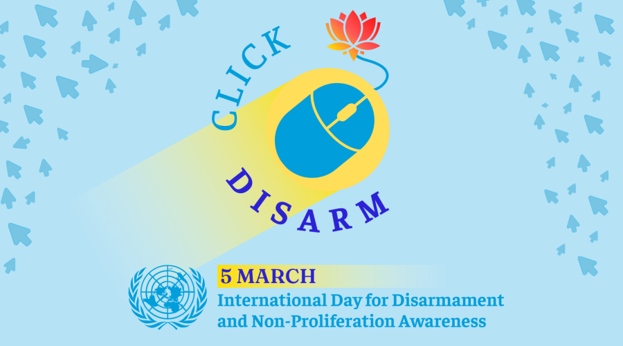 Youth4Disarmament launches the #ClickDISARM campaign to mark the first-ever International  Day for Disarmament and Non-Proliferation Awareness