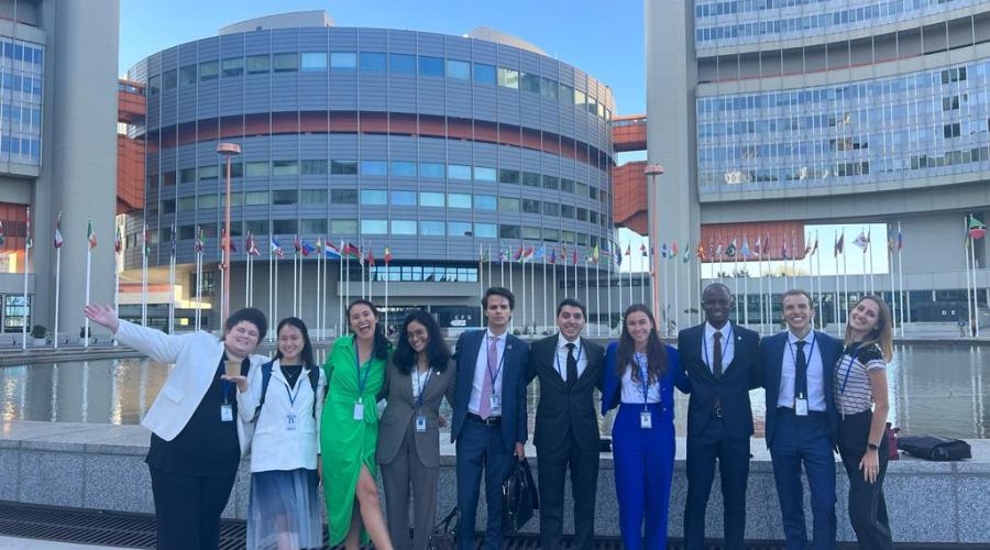 UNODA’s Leaders to the Future arrive at the United Nations in Vienna, Austria to engage with UN Offices, UN Member States, civil society organizations, and other stakeholders. 