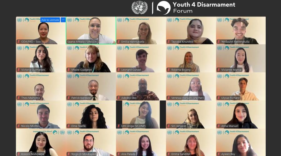 Participants joining an online webinar
